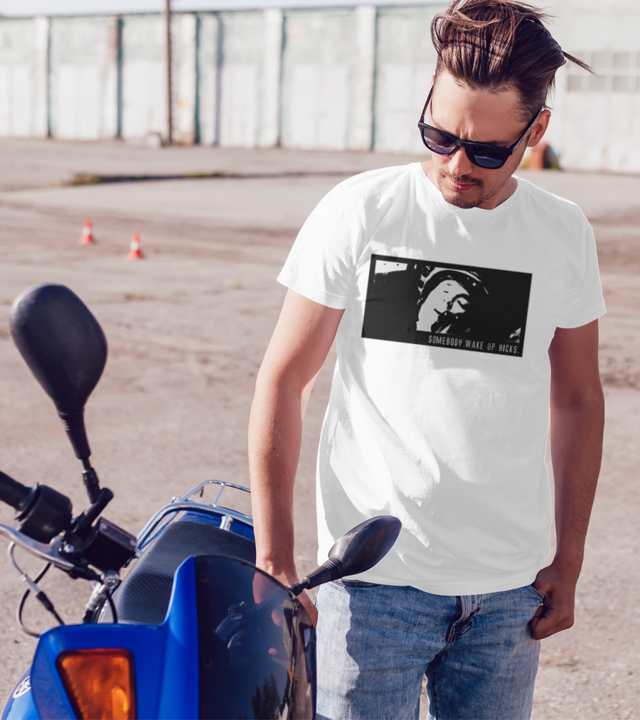 Somebody Wake Up Hicks Aliens Movie Quote Iconic Scene T-Shirt