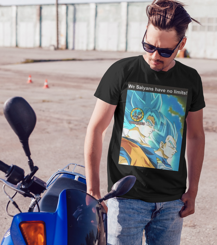 We Saiyans Have No Limits Super Saiyan Blue Power Level 1994353 T-Shirt