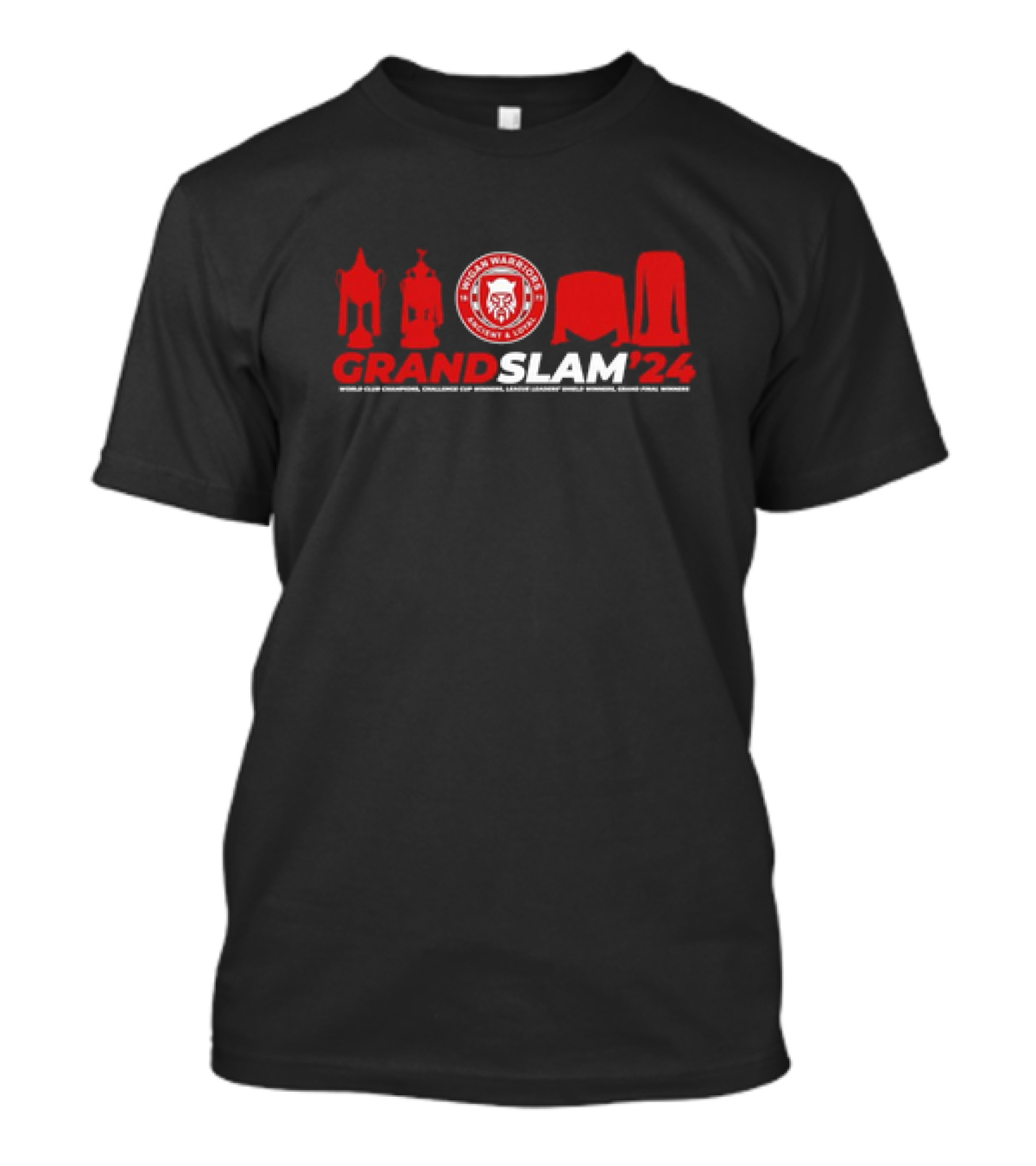 Wigan Warriors Grand Slam '24 World Club Challenge Winners Challenge Cup Winners Super League Final Winners T-Shirt