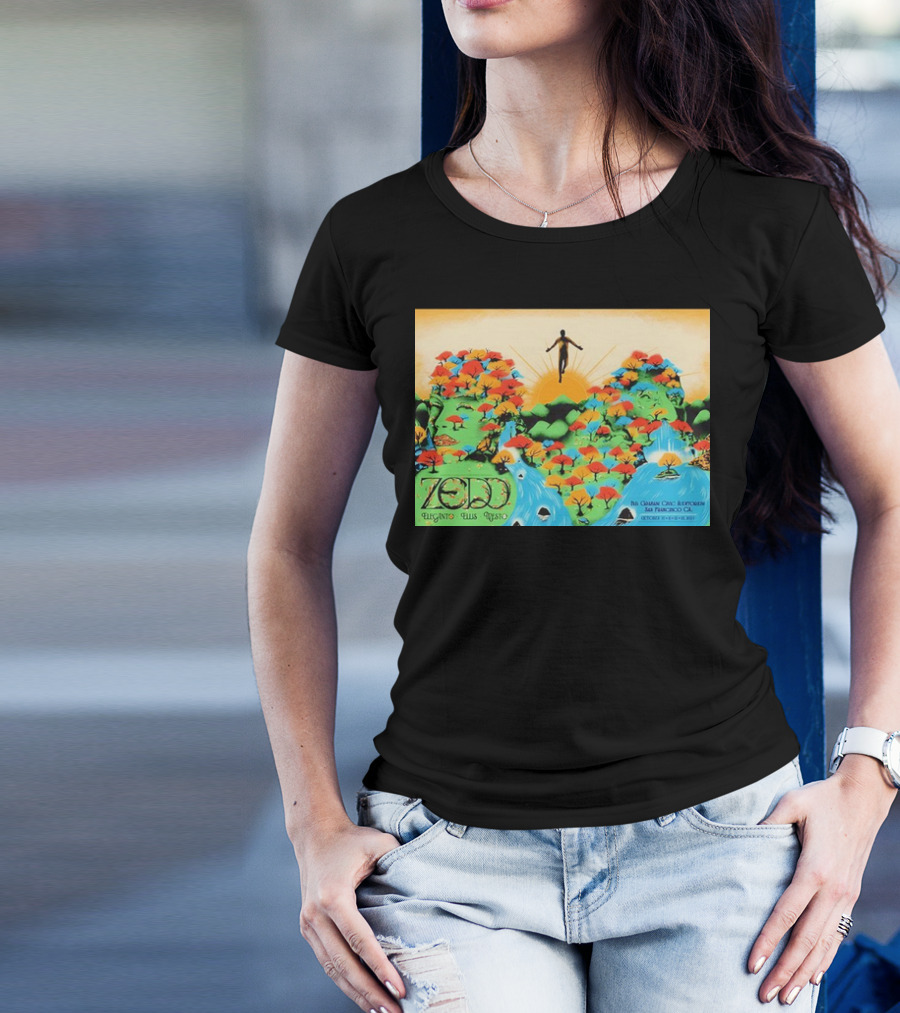 Zedd Electronic Oasis Bill Graham Civic Auditorium San Francisco CA Oct 10-13 2024 Show T-Shirt