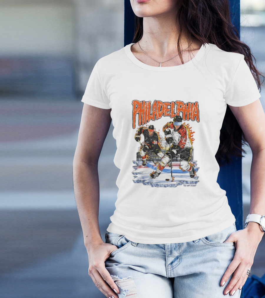 Philadelphia Flyers Hockey Matvei Michkov The Wait Is Over T-Shirt