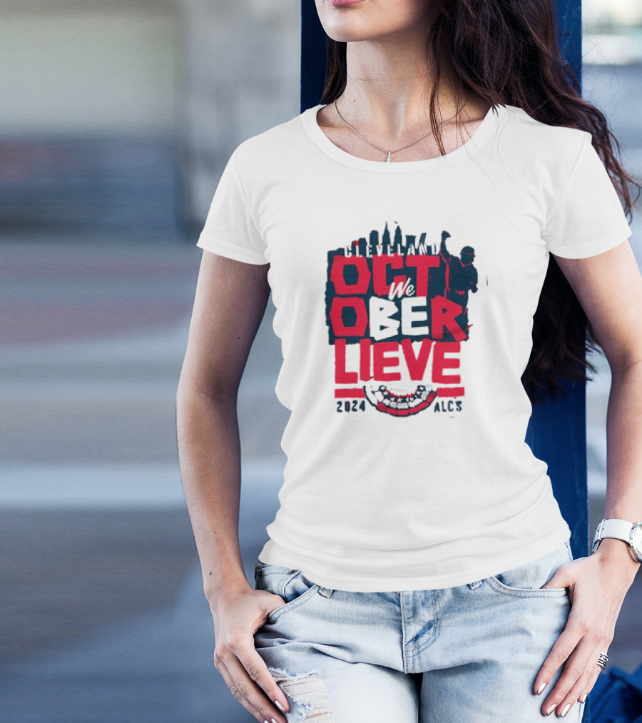 Cleveland October We Believe ALCS 2024 Baseball T-Shirt