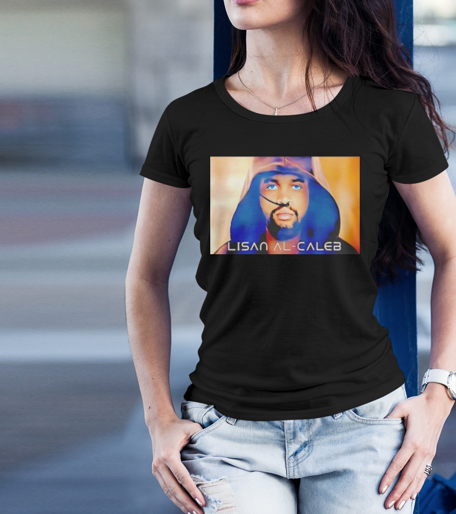 Lisan Al Caleb Blue Hooded T-Shirt