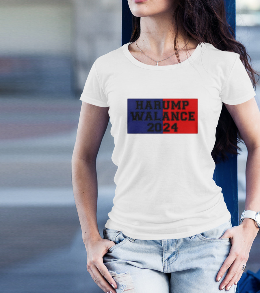 Harump Walance 2024 Harris Trump Walz Vance Funny 2024 Political Humor T-Shirt