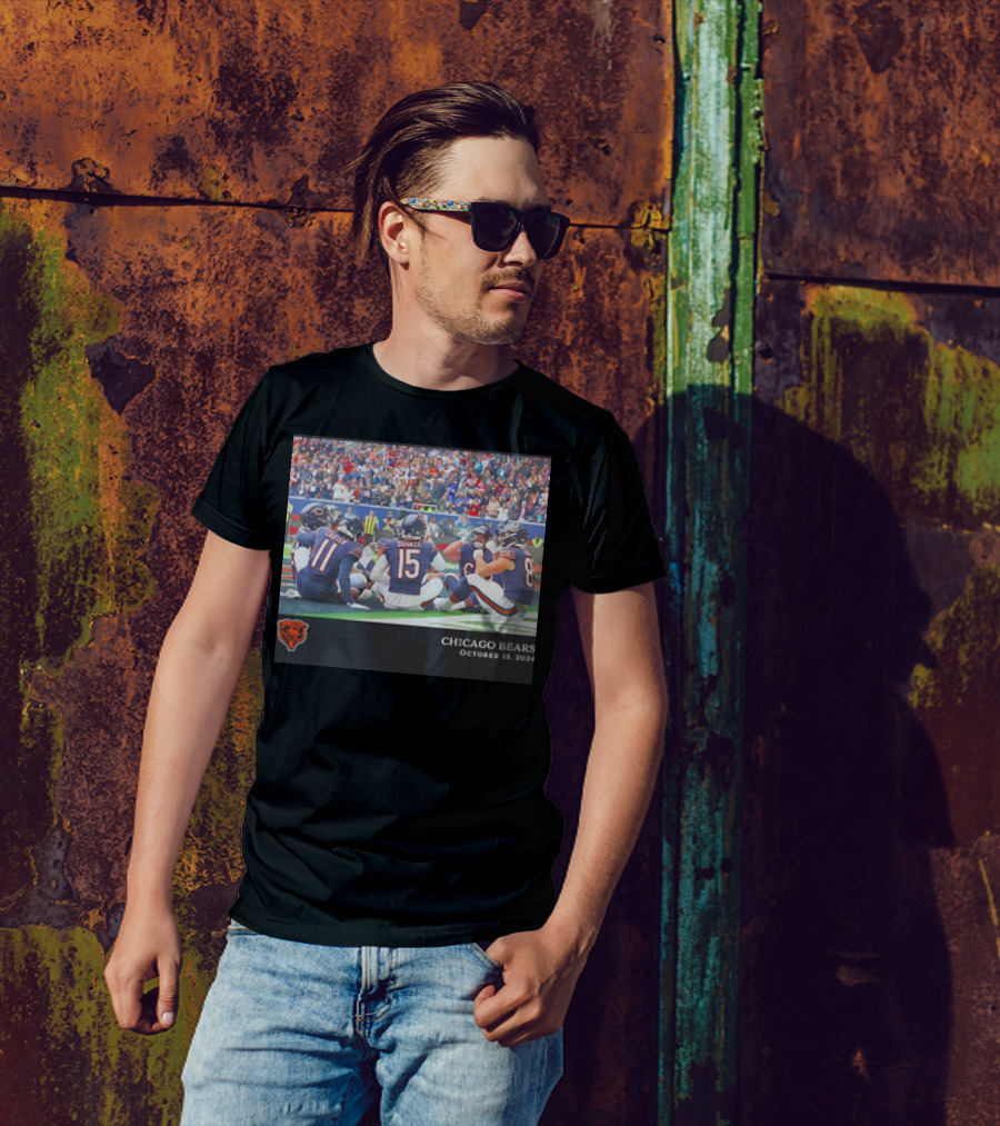 Chicago Bears NFL Game October 13 2024 Week 6 Flash Features T-Shirt
