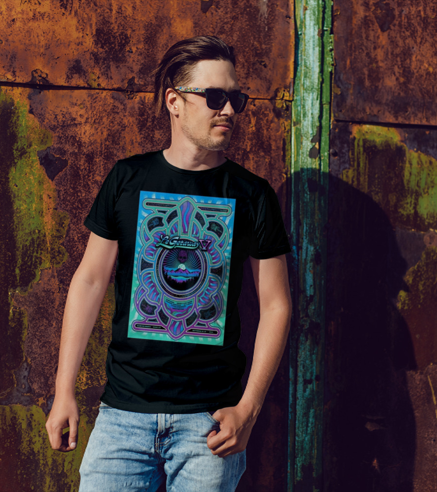 Le Getaway V At Club Getaway Kent CT Oct 18-20 2024 With Psychedelic Mountain Skull T-Shirt