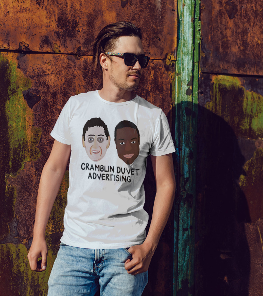Cramblin Duvet Advertising Faces T-Shirt
