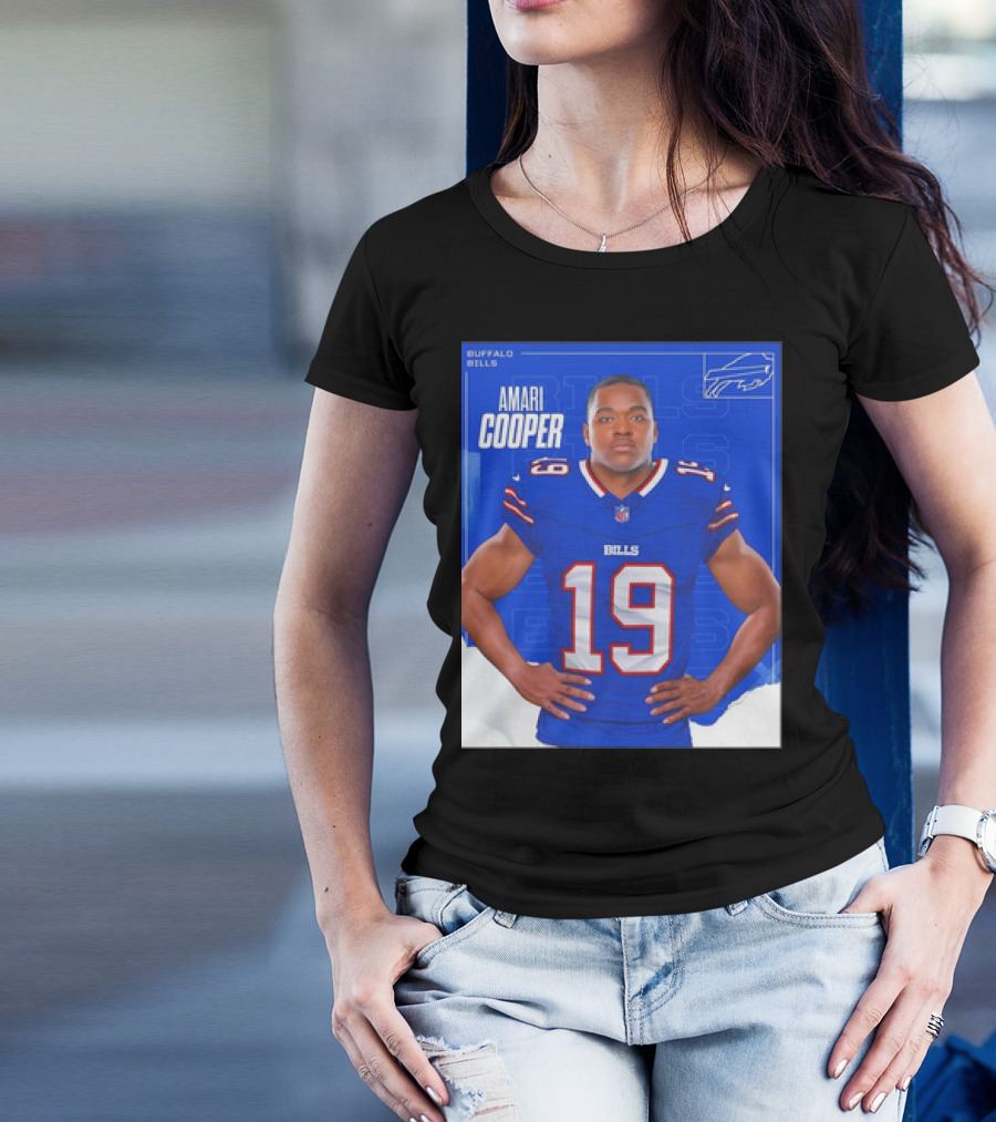 Amari Cooper Buffalo Bills NFL Football Player Card T-Shirt