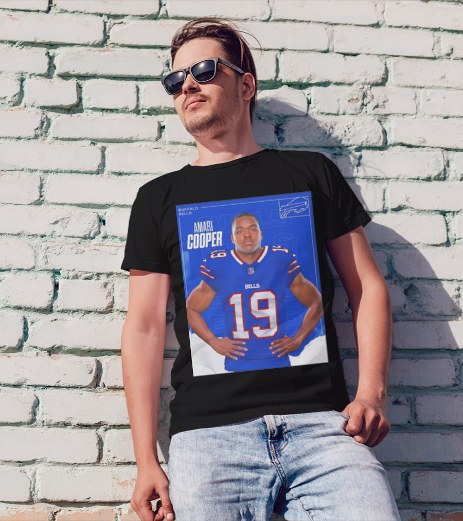 Amari Cooper Buffalo Bills NFL Football Player Card T-Shirt