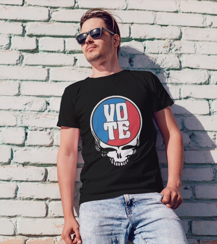 Grateful Dead SYF Steal Your Face Vote Campaign T-Shirt
