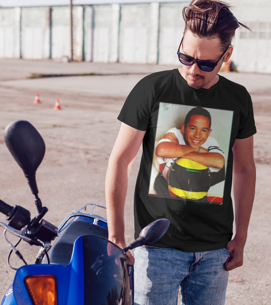 Hamilton Young With Racing Helmet T-Shirt