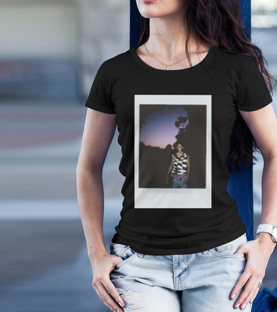 Jaden Smith 2024 Case Study Of The Long Term Effects Of Young Love Twilight Scene Striped T-Shirt
