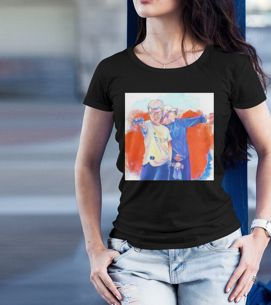 Yusuf Dikec Kim Yeji Shooters Olympics Paris 2024 Cartoon T-Shirt