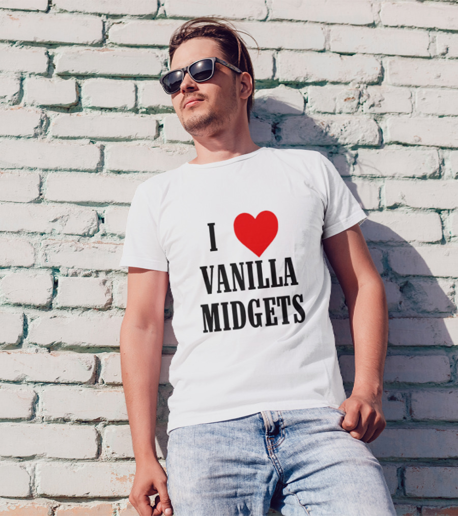 I Heart Vanilla Midgets Fun T-Shirt