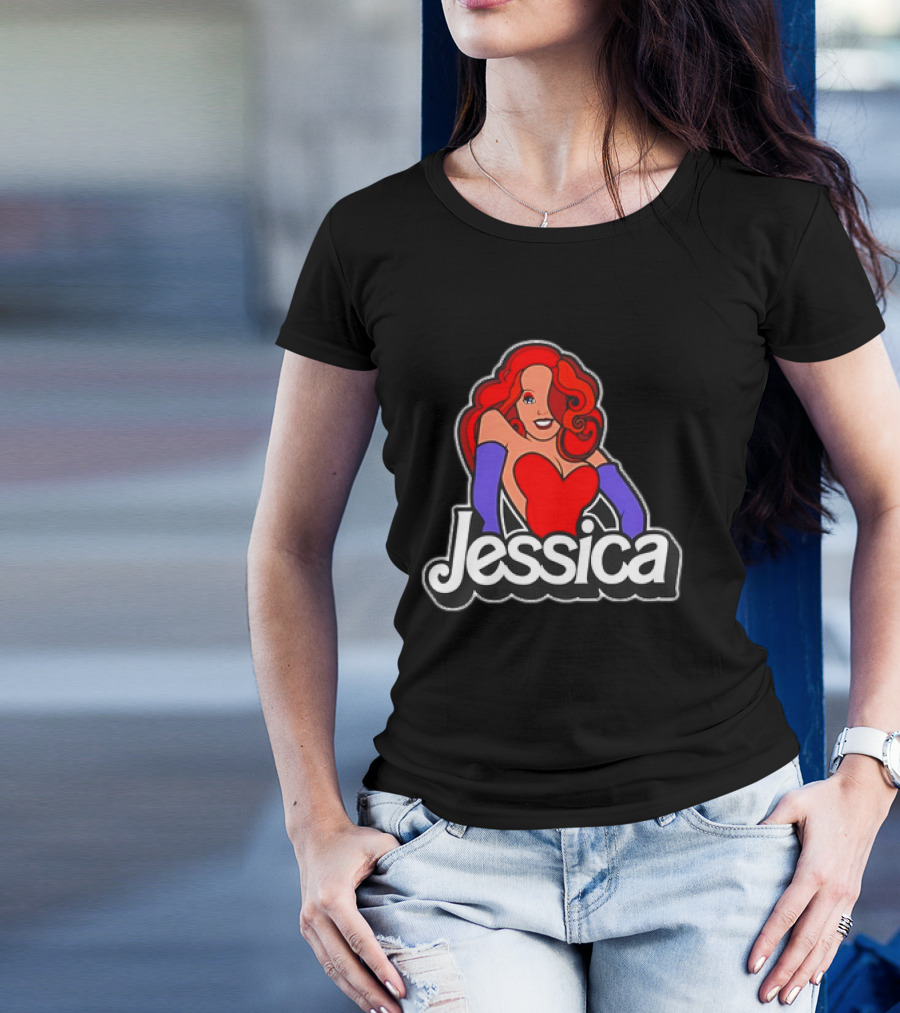 Jessie Doll Jessica Rabbit X Barbie Jessica This Barbie Isn’t Bad She’s Just Drawn That Way T-Shirt