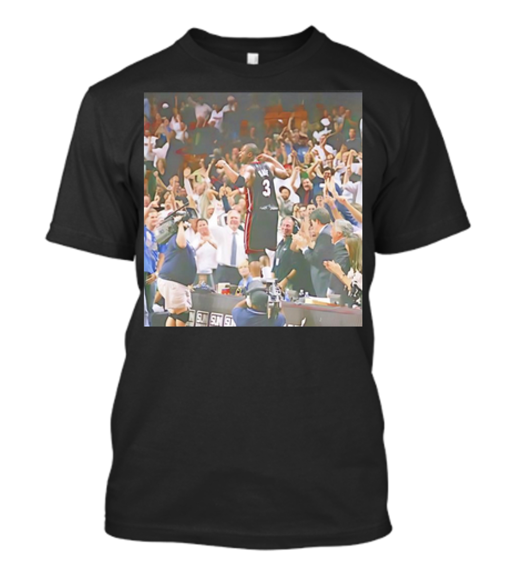 Miami Heat Court Culture Dwyane Wade Iconic Moments T-Shirt