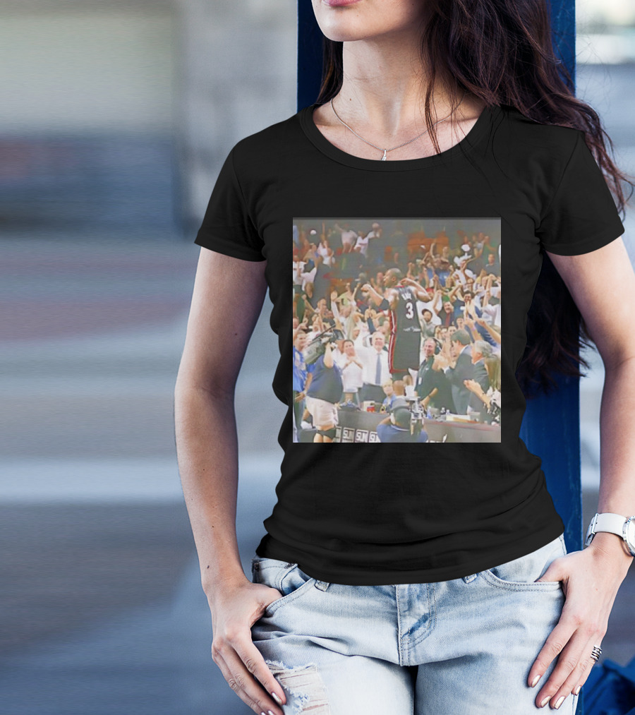 Miami Heat Court Culture Dwyane Wade Iconic Moments T-Shirt