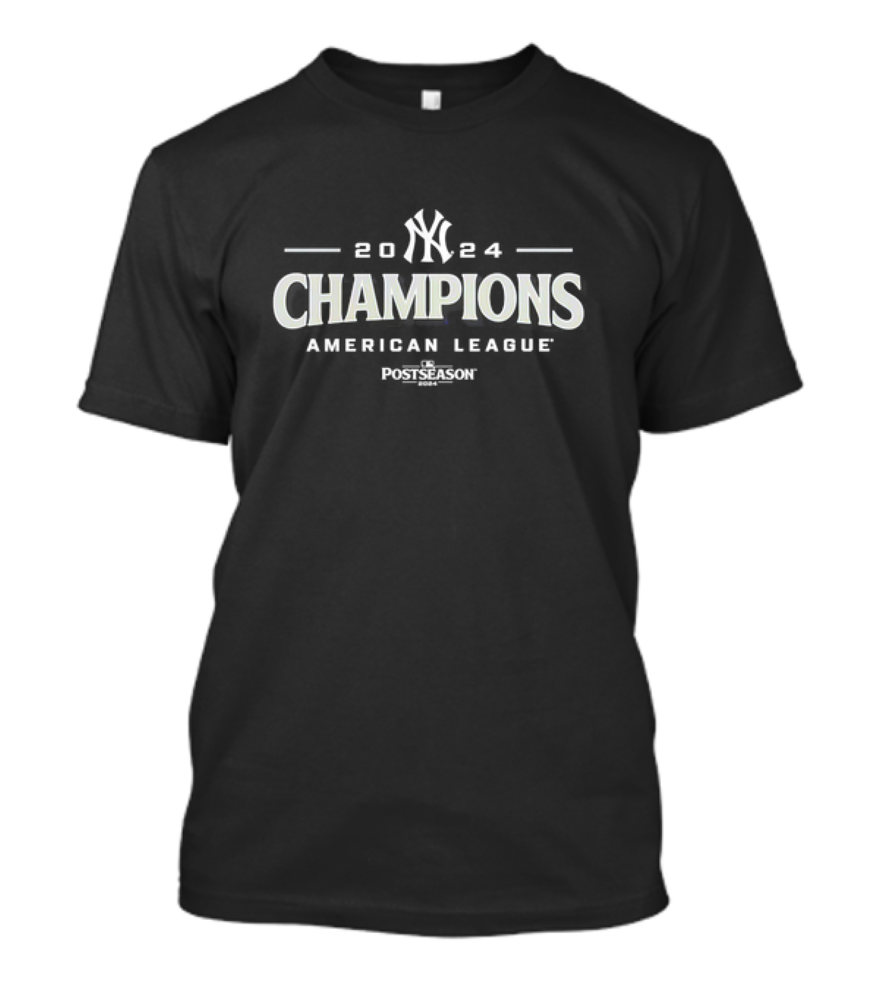 New York Yankees 2024 American League Champions Postseason T-Shirt