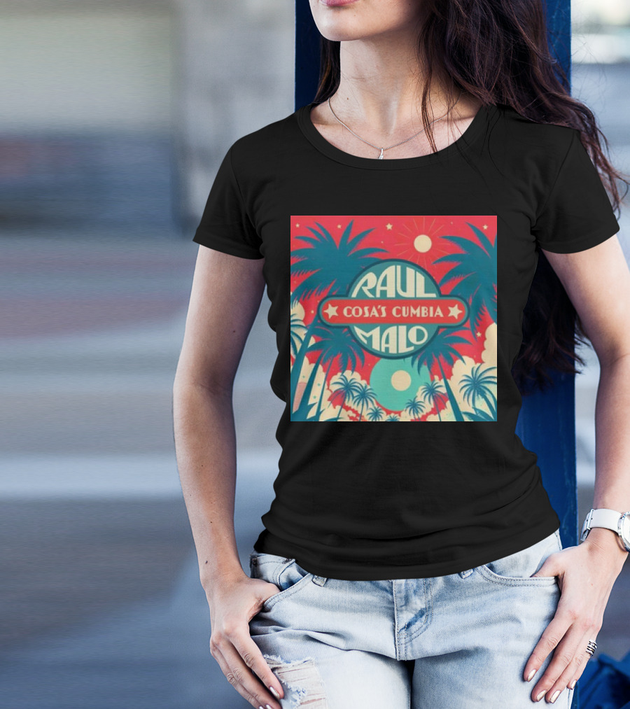 Raul Malo Cosa's Cumbia Tropical Palms And Sun T-Shirt