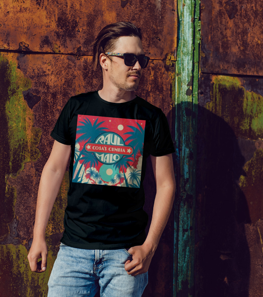Raul Malo Cosa's Cumbia Tropical Palms And Sun T-Shirt
