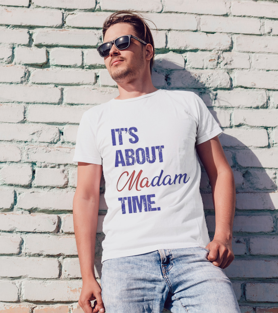 It’s About Madam Time Blue Red Vintage T-Shirt