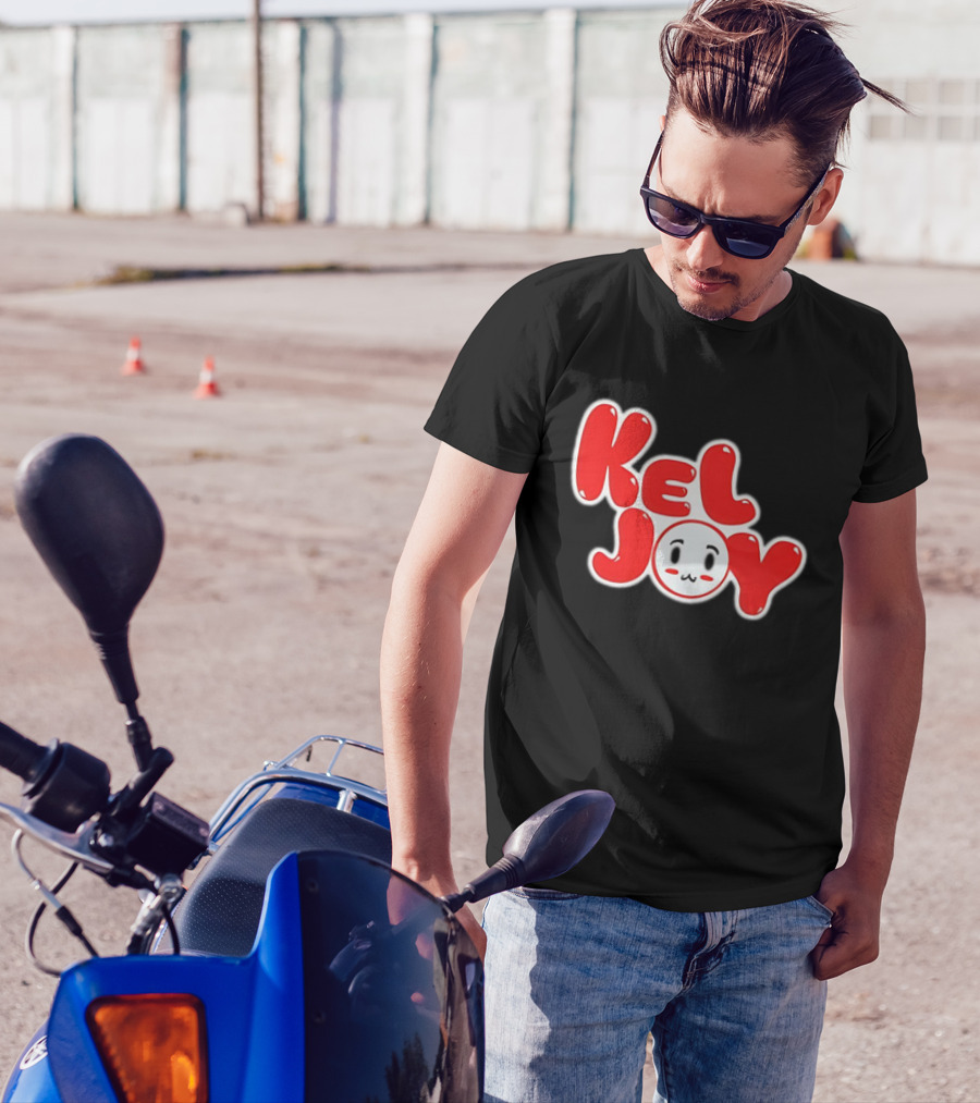Kel Joy Cute Character Face T-Shirt