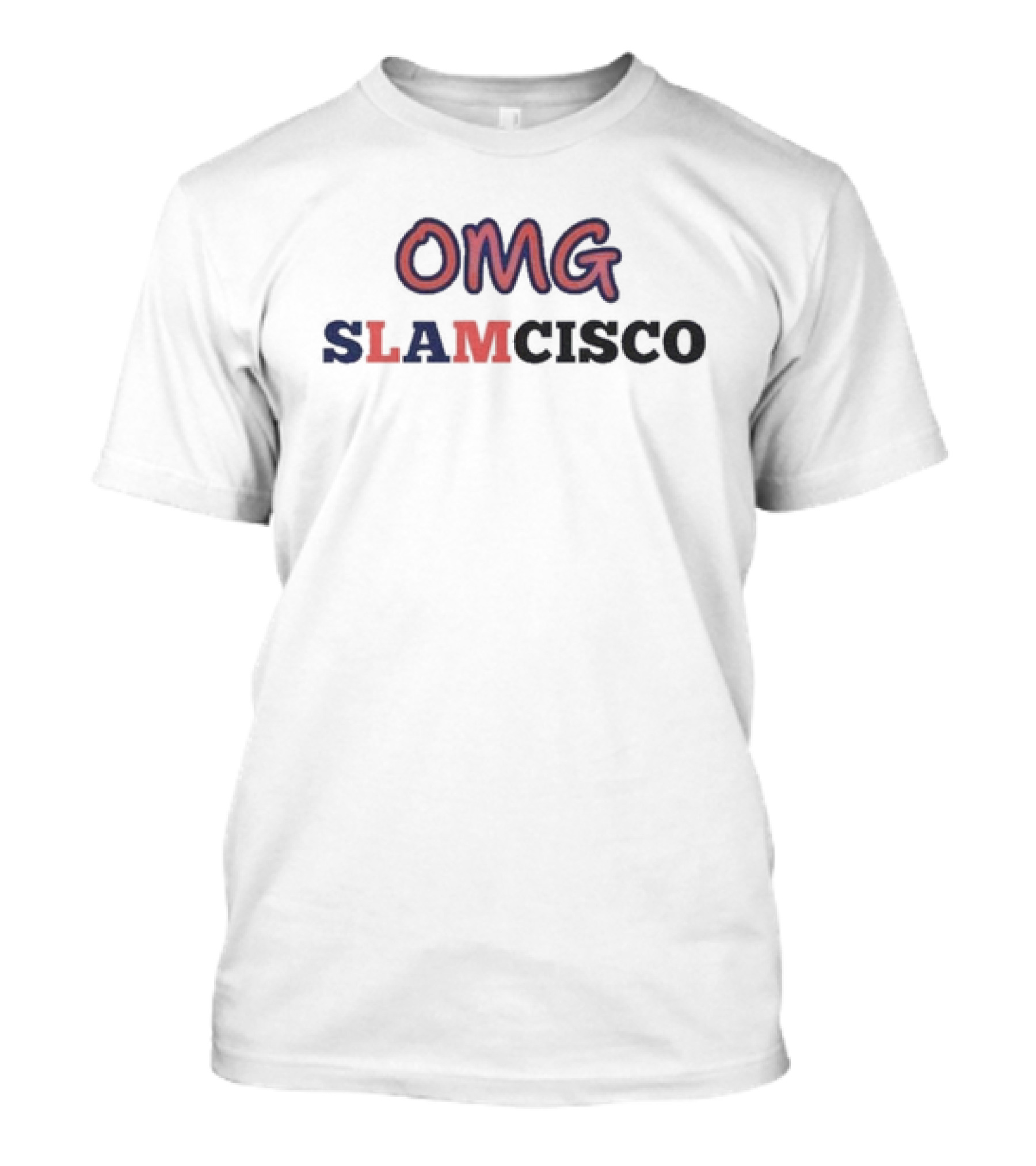 New York Mets OMG SLAMCISCO Francisco Lindor Text T-Shirt