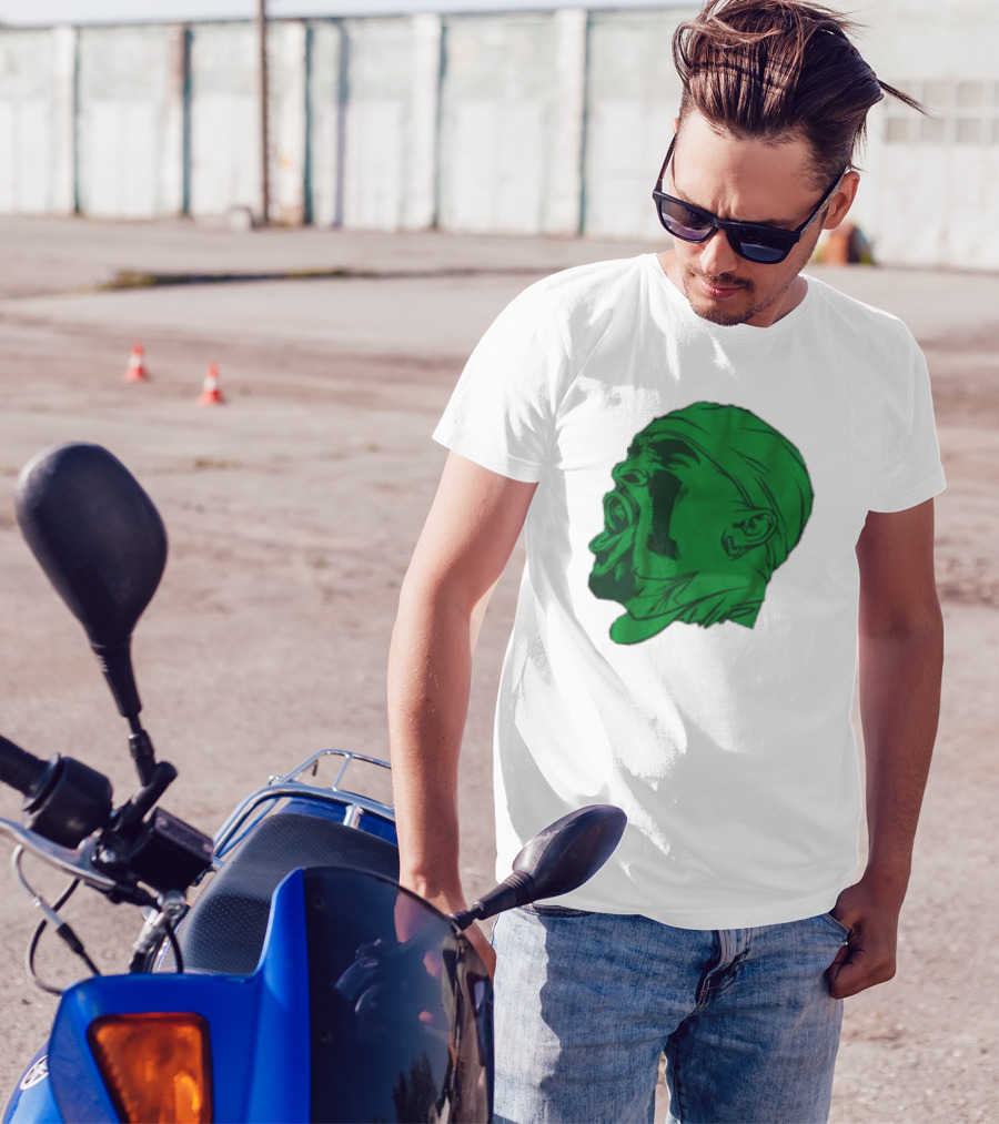 Philadelphia Eagles Jalen Hurts Green Illustration Yelling T-Shirt