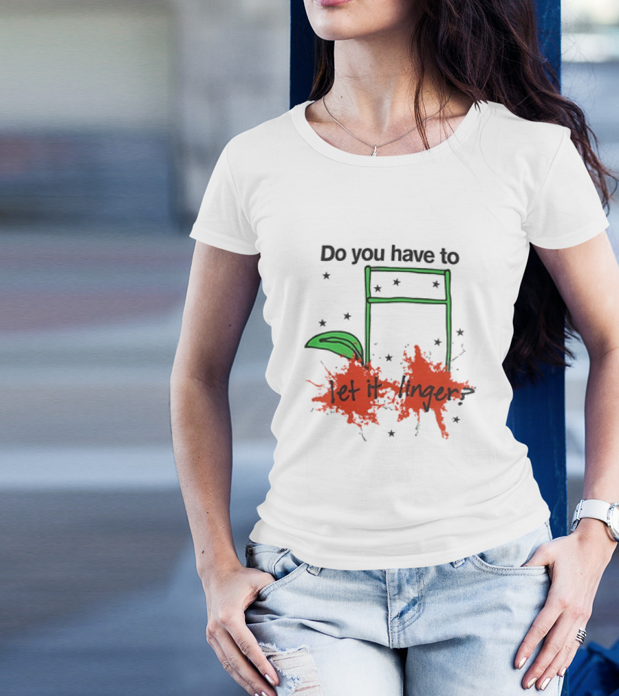 Do You Have To Let It Linger Vintge Stars And Leaves Retro T-Shirt