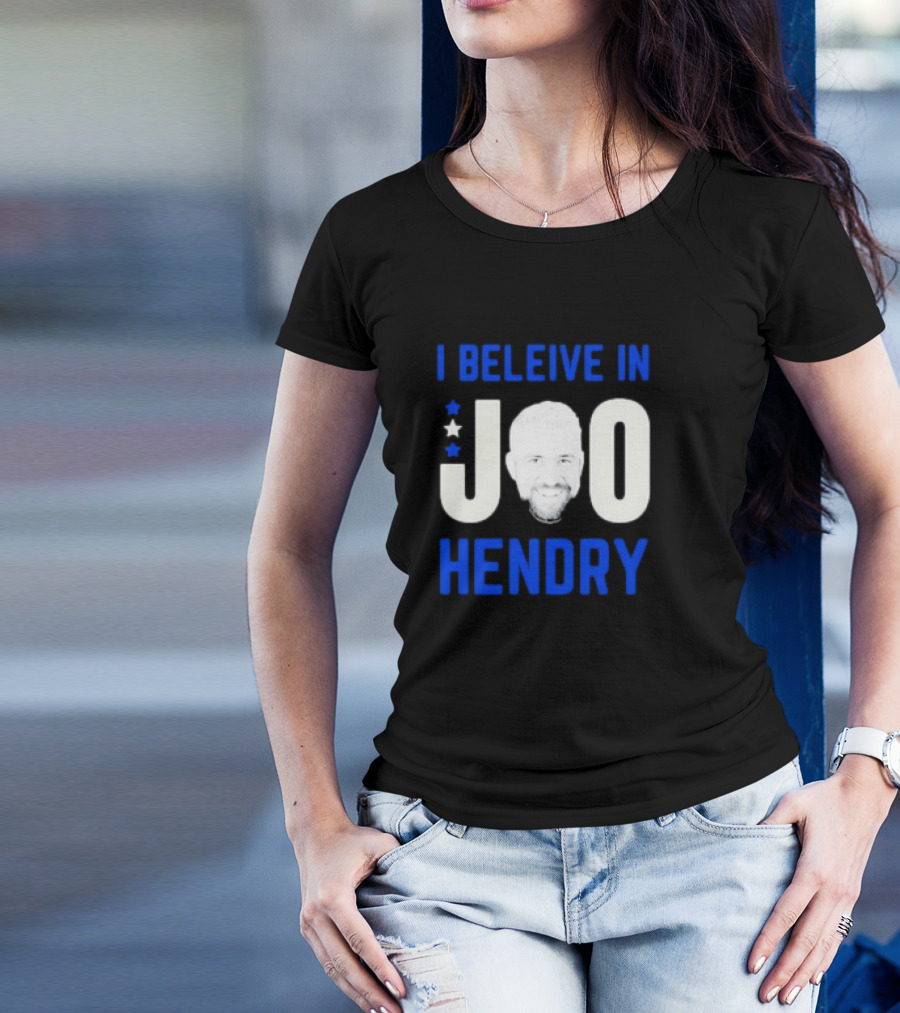 I Believe In Joe Hendry Star Face图案 T-Shirt