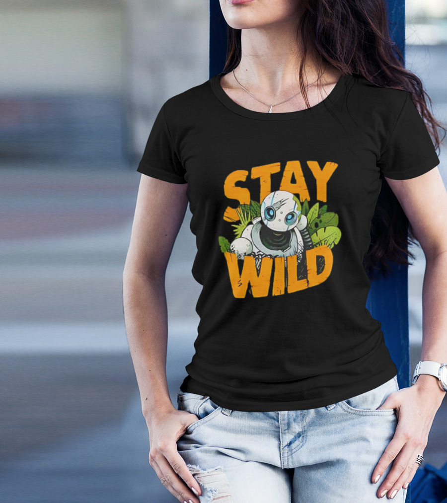Stay Wild Roz The Wild Robot Jungle Adventure T-Shirt