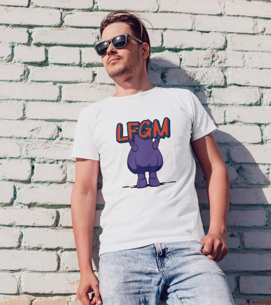 Grimace Holding LFGM Sign T-Shirt