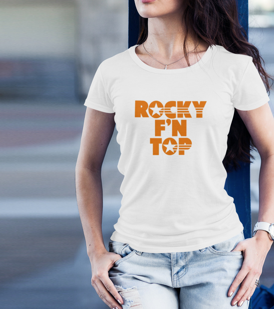 Tennessee Volunteers Basketball Rocky F’n Top Star Stripes T-Shirt