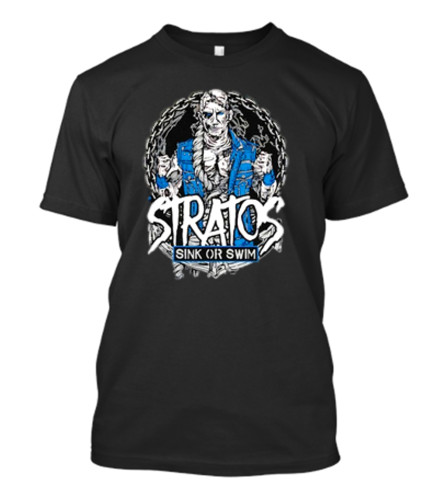 Stratos Sink Or Swim Zombified Horror Danny T-Shirt