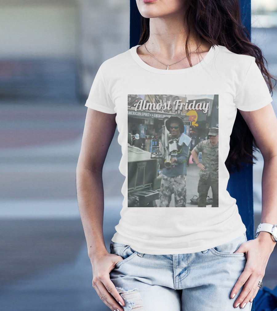 Almost Friday Rocket Launcher Fun Lamar Jackson T-Shirt