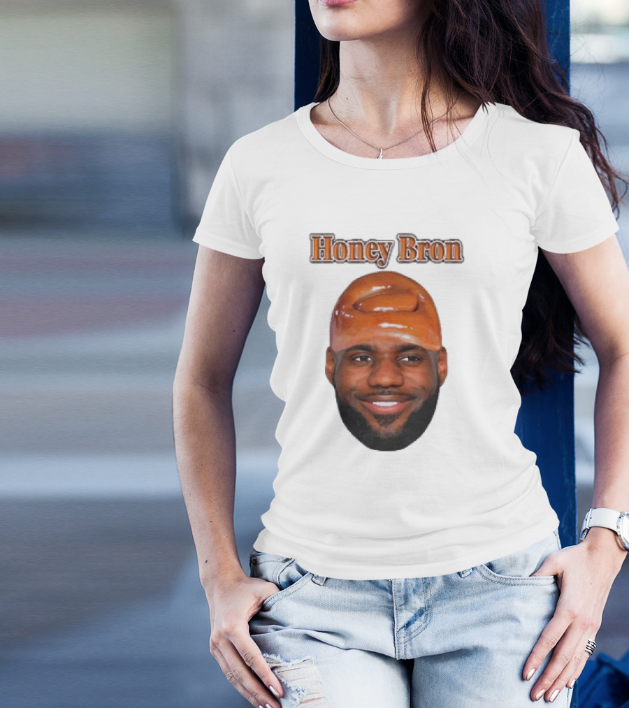 Honey Bron Lebron James Honey Brown Face T-Shirt