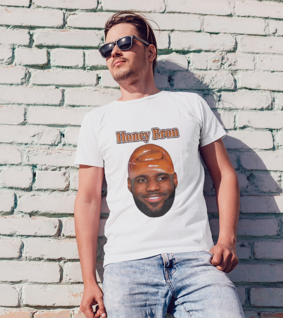 Honey Bron Lebron James Honey Brown Face T-Shirt