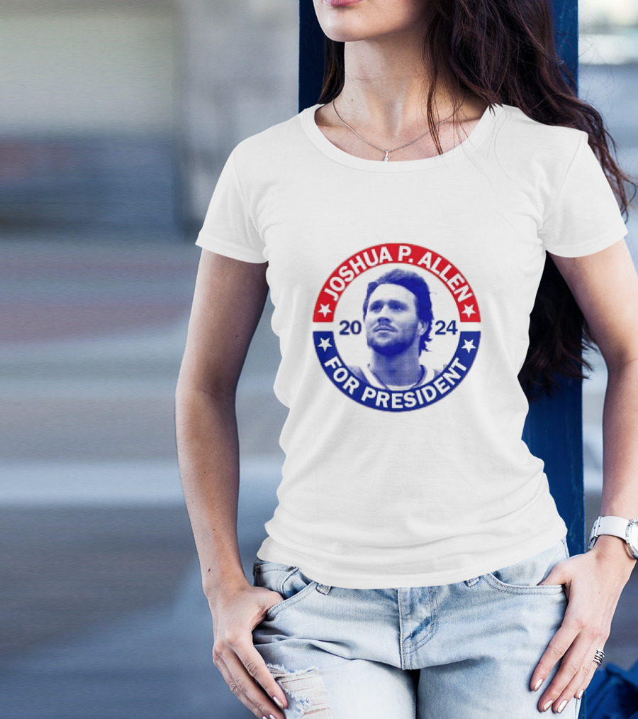 Joshua P. Allen 2024 For President SuperPAC Buffalo Bills T-Shirt