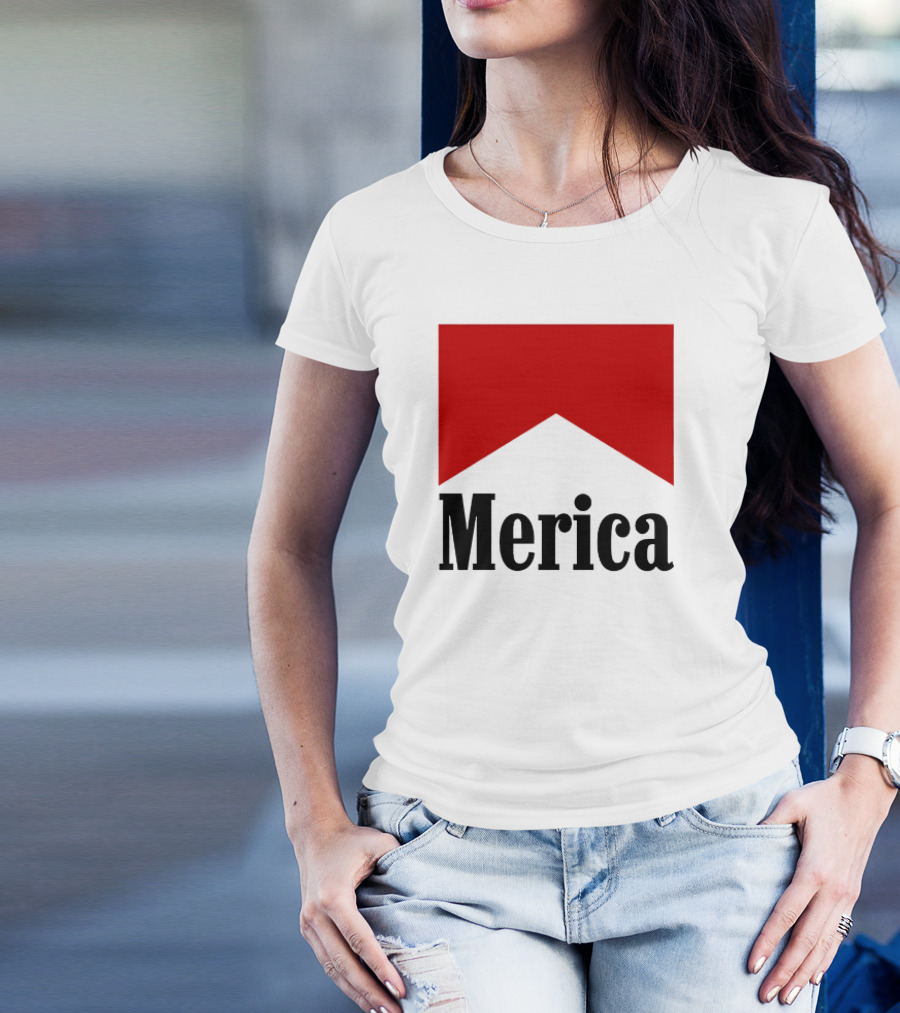 Merica Red Chevron T-Shirt