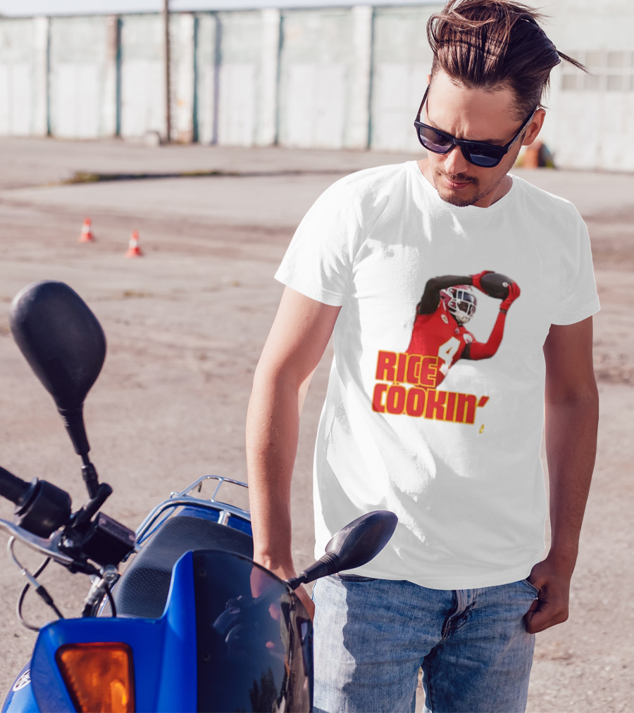 Rasheed Rice Cookin' Kansas City Chiefs Football WR1 T-Shirt