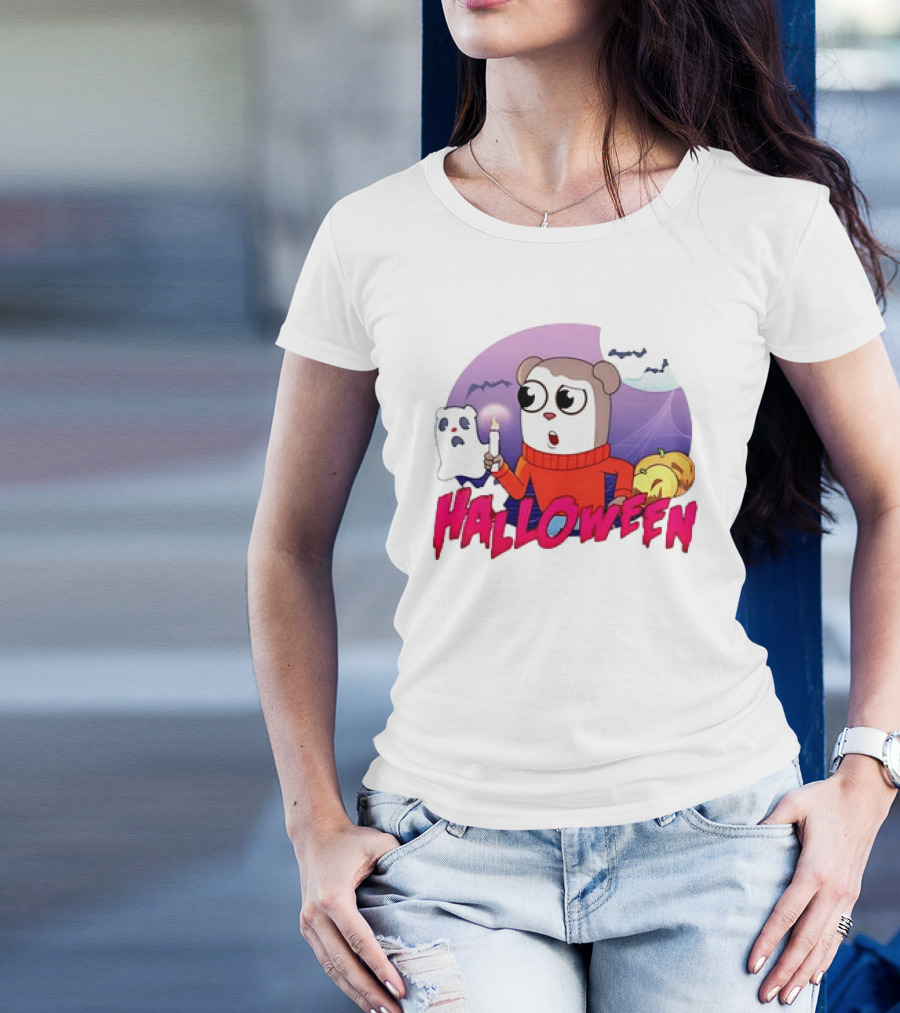 Jimmy Halloween Max Design Pro Ghost Candle Pumpkin T-Shirt