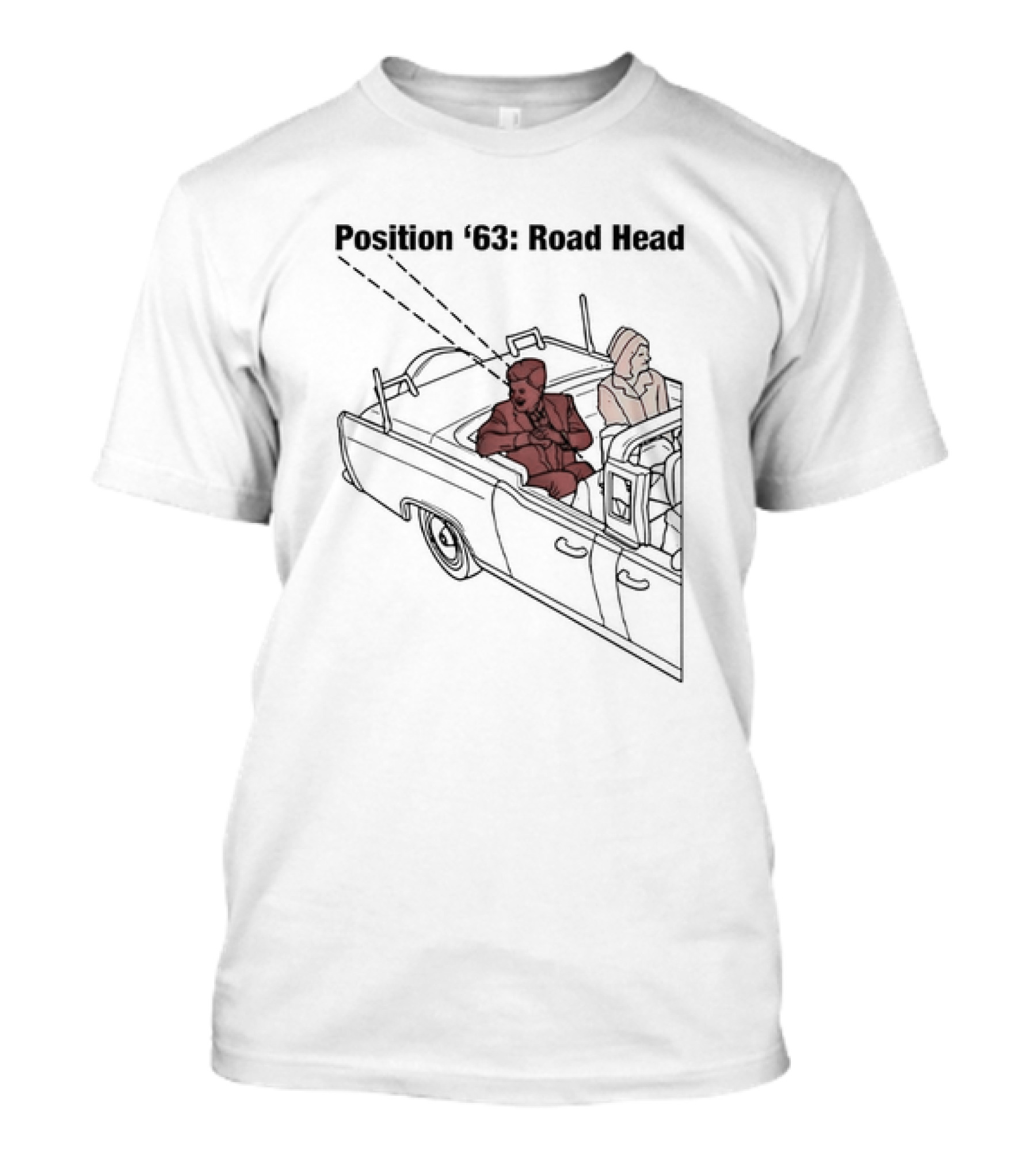 Position '63: Road Head Car Scene T-Shirt
