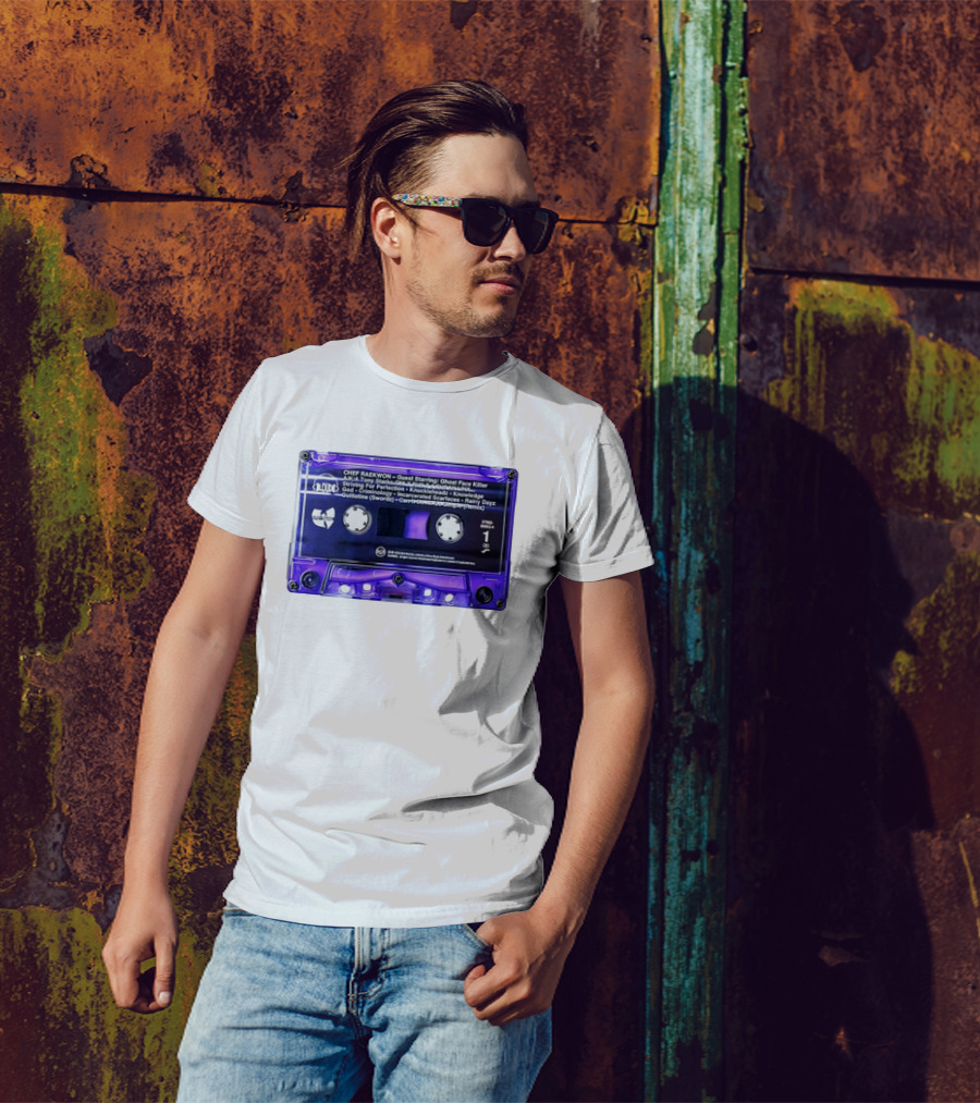 Chef Raekwon Purple Tape 1995 Loud Records Ghost Face Killer Featured Tracks T-Shirt