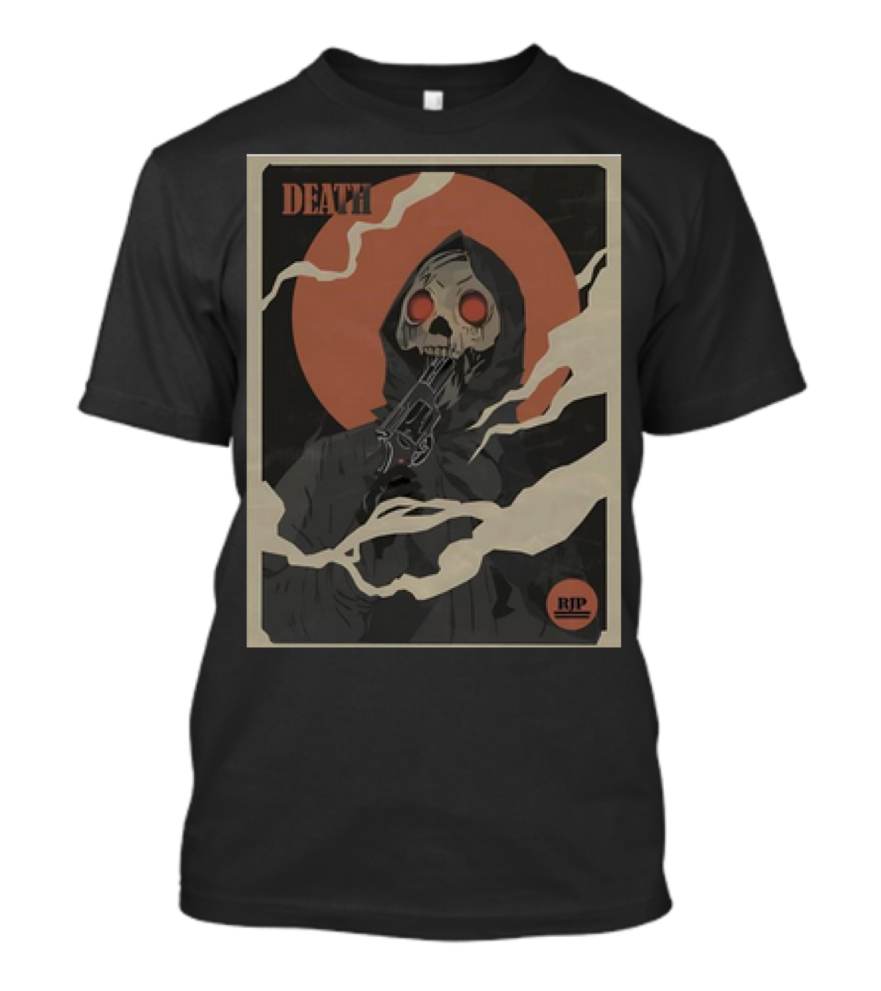 Death Halloween Vintage Style RIP T-Shirt