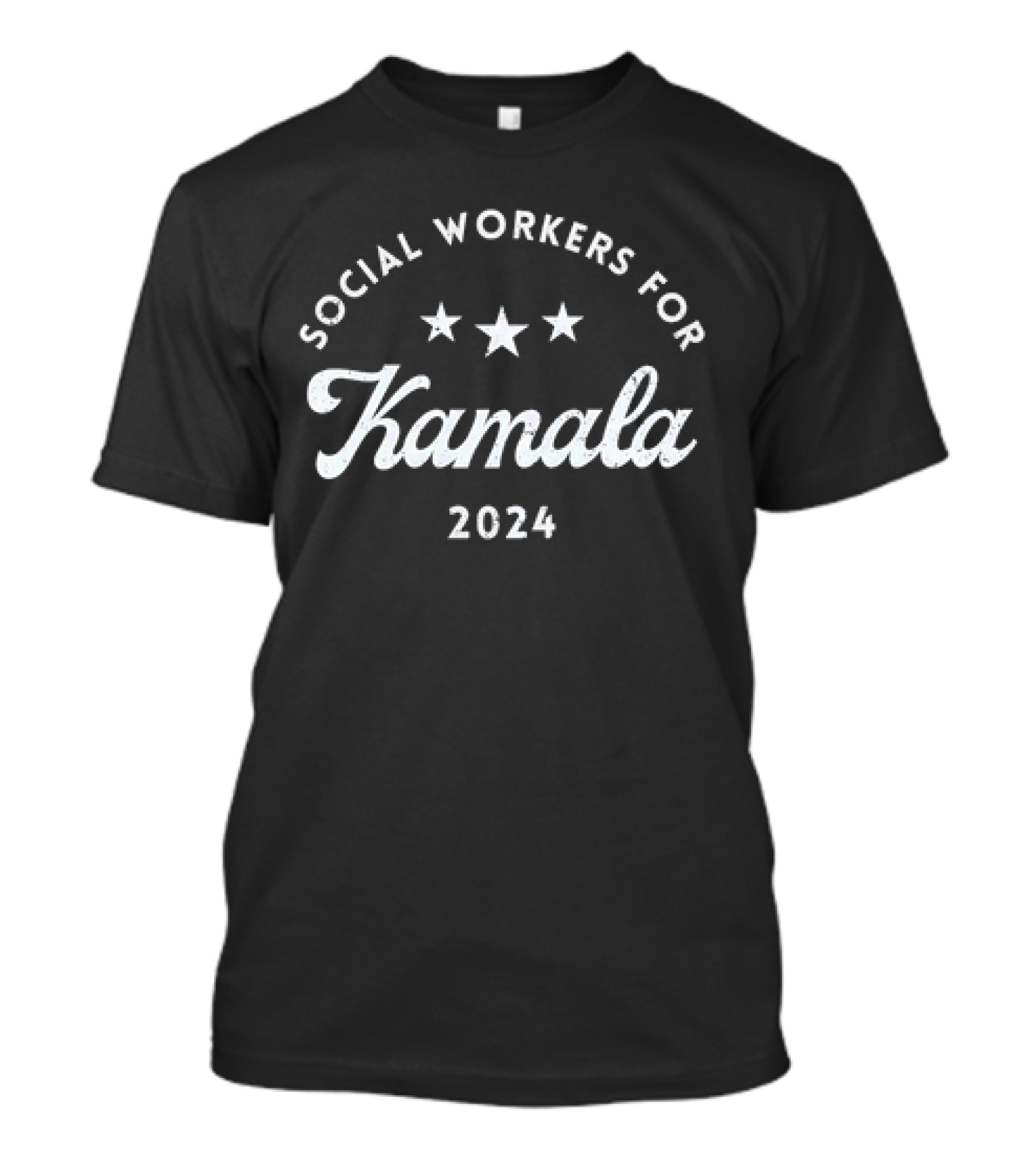 Social Workers For Kamala 2024 Stars T-Shirt