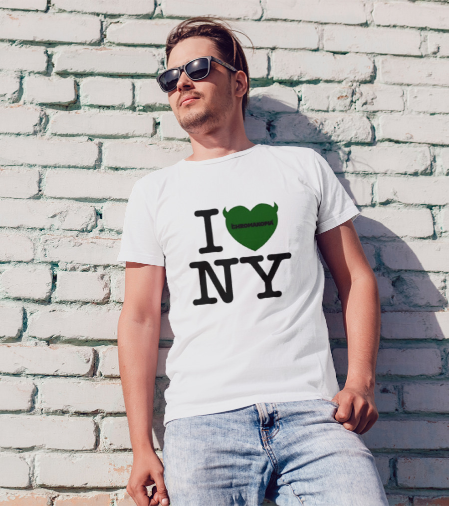 I Heart Chromakopia NY Green Heart T-Shirt