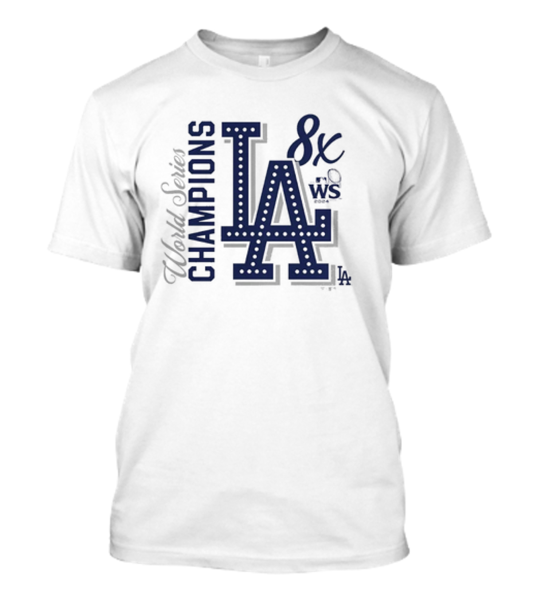 LA Dodgers 8x World Series Champions T-Shirt