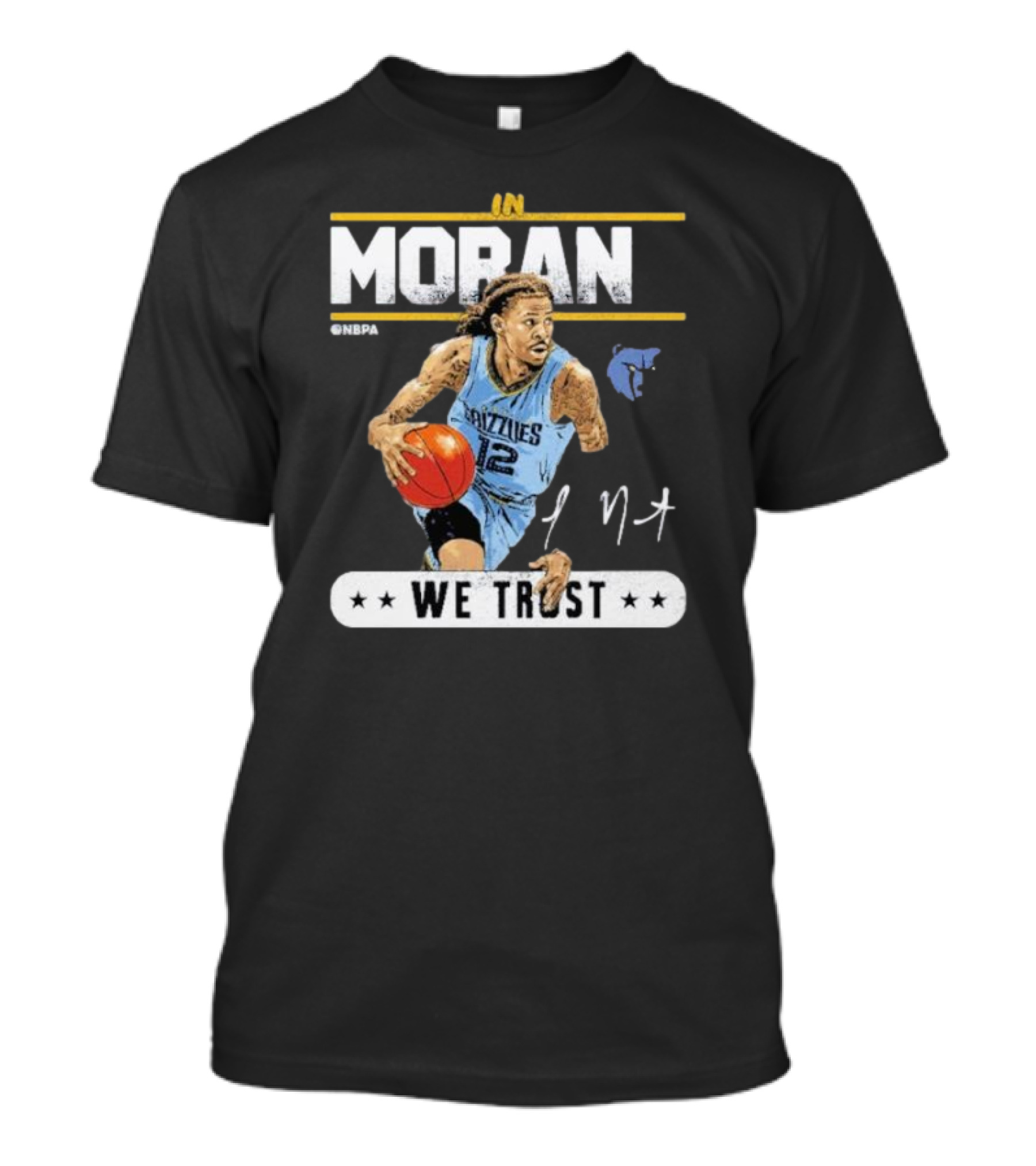Ja Morant Memphis Grizzlies In Morant We Trust NBA Player T-Shirt