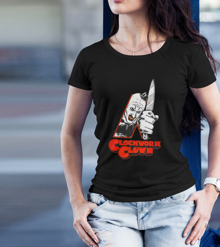 A Clockwork Clown Art The Clown The Terrifier Movies T-Shirt