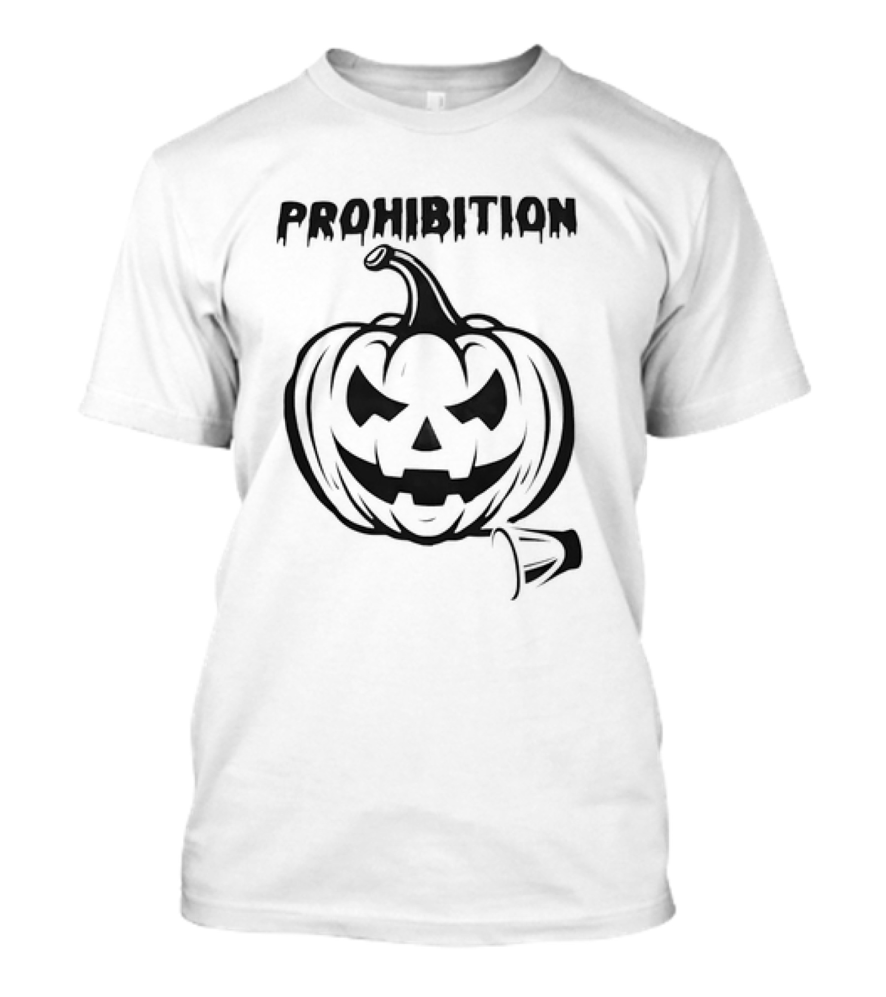 Prohibition Pumpkin Halloween T-Shirt